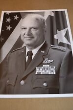 Lt. General James R Brown Signed 8x10 Photo Air Force Tactical Air Command D:15 picture