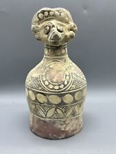 Authentic Central Asian Antiquity Near Eastern Clay Terracotta Paint Ryhton Pike picture