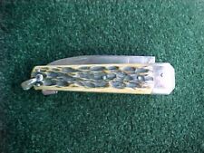 Vintage ISSARD INOX Lockback Stag Pocket Knife Made in France 9