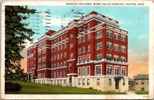 Poatcard Surgical Building Miami Hospital Dayton Ohio Jan 30 1930 White Border picture