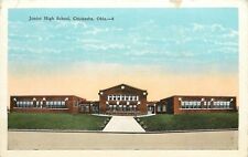 c1920s Postcard Junior High School, Chickasha OK Grady County Unposted picture