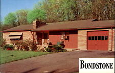 Artificial stone home construction Lorane Pennsylvania advertising ~ 1960s picture