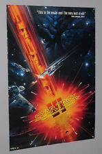 1991 Star Trek Undiscovered Country 39 1/2 by 27 inch movie poster:Mr Spock/Kirk picture