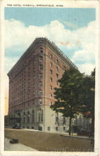1928 Springfield,MA The Hotel Kimball Hampden County Massachusetts Postcard picture