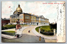 Postcard 1907 State House, Boston, Mass. Massachusetts G4 picture