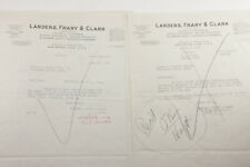 1929 Lamson Goodnow Landers Frary Clark New Britain CT Cutlery Ephemera P947C picture