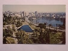 Wilshire Boulevard Los Angeles Aerial View Posted 1957 Postcard picture