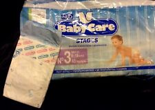 Vintage Baby Care Diaper For Boys Plastic Backed Sz No. 3 (Import) picture