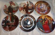 Knowles Abraham Lincoln Vintage Collector Plates Complete Set of 6  picture