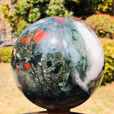 6.82LB Natural African blood stone quartz sphere crystal ball reiki healing 864 picture
