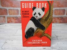 Brookfield Zoo Chicago Illustrated Program Guide Book 1937 Giant Panda picture