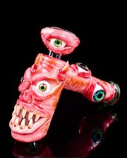 COOL Thick ALIEN Bong Glass Water Pipe MONSTER BUBBLER Hookah Glass Pipe *USA* picture