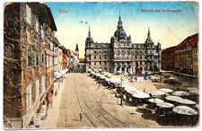 Vintage Postcard Czechoslovakia Postcard From Graz Austria to Czech 1914 picture