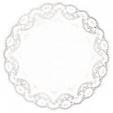 Amscan Set of 4 Large Decorative White Doilies picture