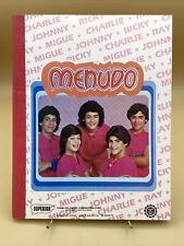 Vtg 1980's Menudo Teen Idol Boy Band Composition Book Notebook School Supply NEW picture