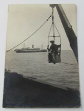 c 1926 AZO RPPC Postcard S. S. Columbia Steamship at Port La Libertad Salvador  picture