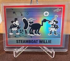 2023 Leaf Metal Mickey Mouse Steamboat Willie - Red Holo # /75 picture