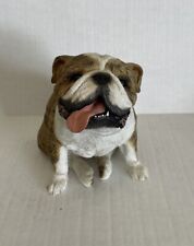 Sandicast English Bulldog Tongue  Out Brindle Figurine OS469 Original Size picture