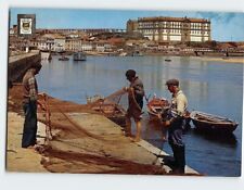 Postcard Panoramic view of the river Ave. Convent of Saint Clara, Portugal picture