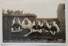 Vintage Postcard Netherlands Young Girls Zeeland RPPC AA22 picture