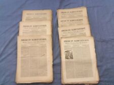 1859-1865 AMERICAN AGRICULTURIST NEWSPAPER - LOT OF 38 - NP 8419 picture