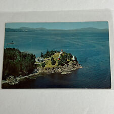 Camden Hills Maine Lighthouse Coast Ocean Postcard picture