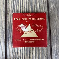 Vintage Peak Film Productions Colour Slides Cover The World 35 Mm 2 X 2 Transpar picture