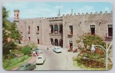 Cuernavaca Mexico, Hernan Cortes Palace, Old Cars, Vintage Postcard picture