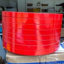 Vintage Heller Design by Massimo Vignelli Plates Melamine Red Stackable… picture