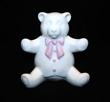 Coalport England Moments by Coalport A Baby Girl Pink Bear Figurine picture