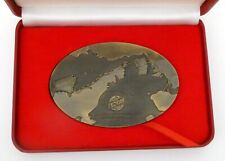 Bechtel Commemorative Brass Plaque Hong Kong New Airports Project 1990-1998 Box picture
