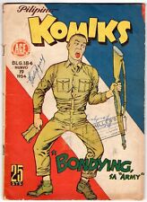 Pilipino Komiks #184 1954 GREAT ART Foreign Philippines Golden Age Comic picture