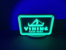 Uranium Viking Sign Glows Under uV Reactive Large 3D Plastic Display Sign picture