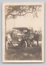 1916 Photo Real Automobile Car Early Classic Model Indiana License Plate picture
