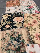 Lot of Antique French  Floral Textile Samples,  8 pcs. Lot #11 picture