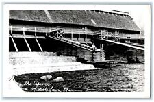 c1940's The Aprons Middle Dam Rapid River Middledam ME RPPC Photo Postcard picture