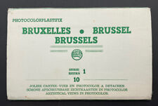 10 Postcard Set By Albert Dohmen Bruxelles Brussels Photocolorplastifix Serie 1 picture