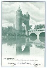 c1905's Soldier's & Sailors Memorial Arch Tower Hartford Connecticut CT Postcard picture