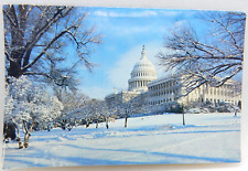 Vintage Capitol Christmas Card from Congressman Guy Vander Jagt Pres Reagan Era picture