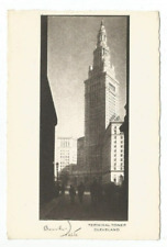 Margaret Bourke-White Terminal Tower Cleveland postcard from porch, photogravure picture