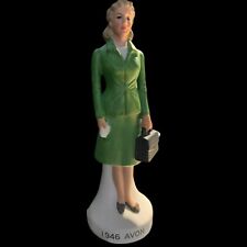 1946 Avon Lady Ceramic Bottle the Annual Club 1981 NAAC Figurine picture