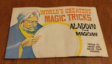 Vintage World's Greatest Magic Tricks 1976: Aladdin Magician the Magician picture