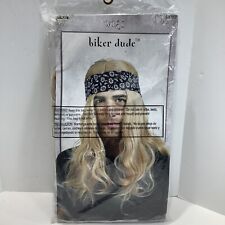 Biker Dude Halloween Wig or Sexy Long Blonde Hair Pro 2011 Paper Magic Group New picture