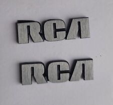 vintage RCA Advertising logo emblem peel n stick radio corporation victor phono picture