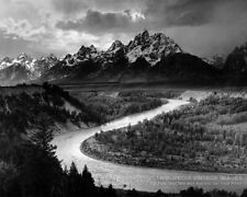 1942 Ansel Adams Photo - Grand Teton National Park - Mountains & Snake River  picture