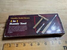 Vintage 4 in 1 Brass Handy Tool picture