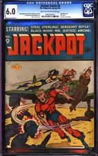 Jackpot Comics 9 CGC 6.0 Classic MLJ WWII Japanese Bondage cover 1943 Scarce picture
