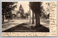 Congregational Church West Boylston Massachusetts MA c1905 Postcard picture