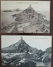 Ajaccio Corsica France Vintage Postcard lot of 2 - Sea Nautical picture