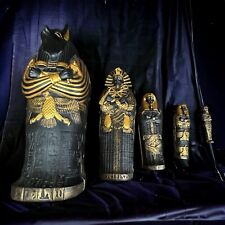 Ancient Egyptian Antiques Anubis Coffin God Of The Underworld Pharaonic Rare BC picture
